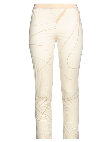 LIVIANA CONTI Casual trouser Beige 96% Cotton, 4% Elastane