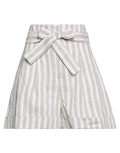 SUOLI Shorts & Bermuda Avorio 40% Lino, 38% Cotone, 22% Poliestere