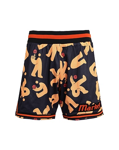 MARKET Shorts & Bermuda MORNING PICK UP MESH BASKETBALL SHORTS
 Black 100% Polyester