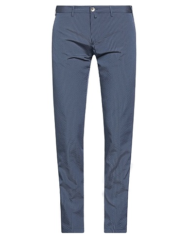 ADDICTION Casual pants Slate blue 38% Cotton, 33% Polyester, 29% Polyamide