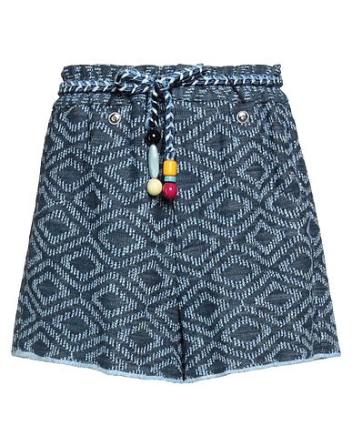 MAJE Shorts & Bermudas Marineblau 91% Baumwolle, 7% Polyester, 2% Andere Fasern