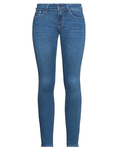 REPLAY Denim trousers Blue 92% Cotton, 6% Elastomultiester, 2% Elastane