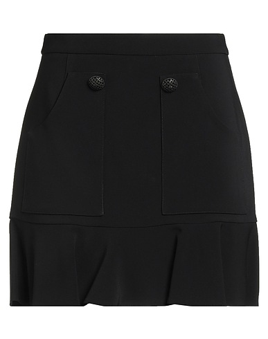 ELISABETTA FRANCHI Minigonna Nero 97% Viscosa, 3% Elastan
