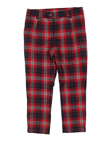 DOLCE&GABBANA Casual trouser Red 100% Virgin Wool