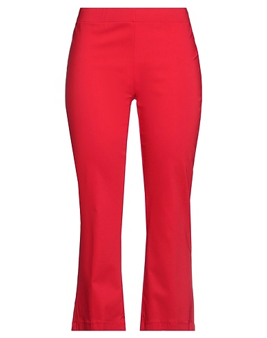 OPTIONS Casual trouser Red 68% Viscose, 28% Polyamide, 4% Elastane