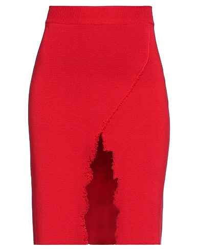 ANTONELLA RIZZA Mini skirt Red 100% Merino Wool