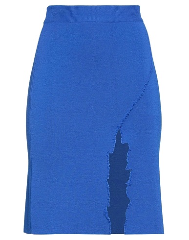 ANTONELLA RIZZA Minigonna Blu china 100% Lana Merino
