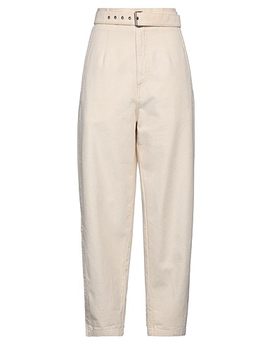 PHILOSOPHY di LORENZO SERAFINI Casual trouser Cream 100% Cotton