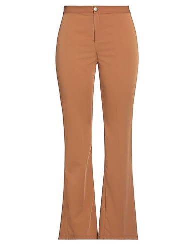THINK Pantalone Cammello 100% Poliestere