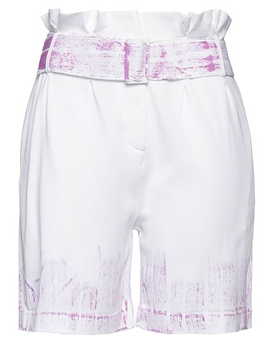 ANTONELLA RIZZA Shorts & Bermuda White 53% Viscose, 47% Cotton