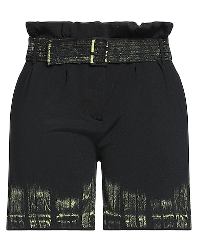 ANTONELLA RIZZA Shorts & Bermuda Nero 53% Viscosa, 47% Cotone