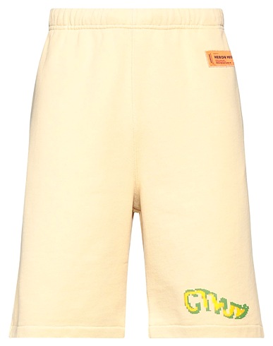 HERON PRESTON Shorts & Bermuda Sand 100% Organic cotton, Polyester