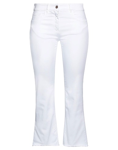 SEVENTY VENEZIA Bootcut Jeans White 98% Cotton, 2% Elastane