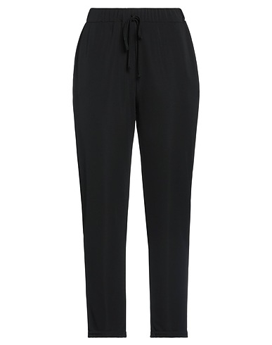 THINK Pantalone Nero 95% Poliestere, 5% Elastan