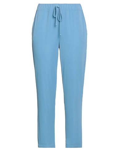 THINK Pantalone Blu chiaro 95% Poliestere, 5% Elastan