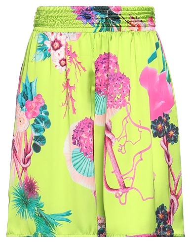 FUZZI Shorts & Bermudas Limettengrün 100% Polyester