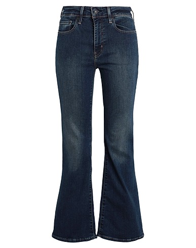 LEVI'S Denim trousers 726 HR FLARE  Blue 85% Cotton, 7% Lyocell, 6% Elastomultiester, 2% Elastane