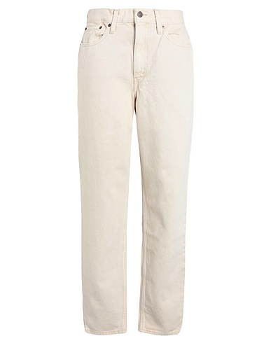 LEVI'S Denim trousers 80S MOM JEAN 
 Beige 100% Cotton