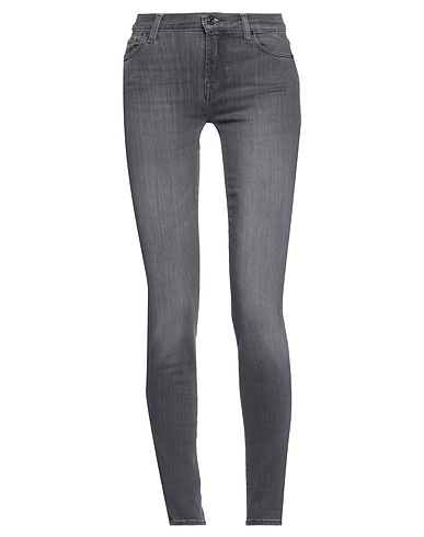 7 FOR ALL MANKIND Denim pants Black 58% Cotton, 20% Viscose, 14% Modal, 7% Polyester, 1% Elastane