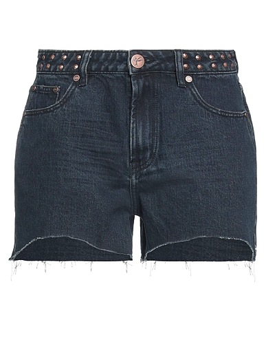 ONE TEASPOON Denim shorts Blue 80% Cotton, 20% Recycled cotton