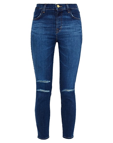 J BRAND Denim trousers Blue 98% Cotton, 2% Polyurethane