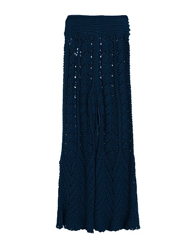 ELISABETTA FRANCHI Casual pants Deep teal 50% Virgin Wool, 50% Acrylic