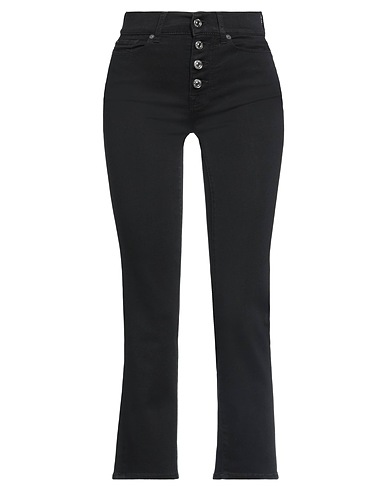 7 FOR ALL MANKIND Denim pants Black 45% Cotton, 22% Lyocell, 21% Polyester, 10% Viscose, 2% Elastane