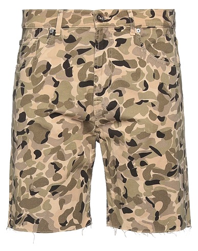 7 FOR ALL MANKIND Denim shorts Sand 97% Cotton, 3% Elastane