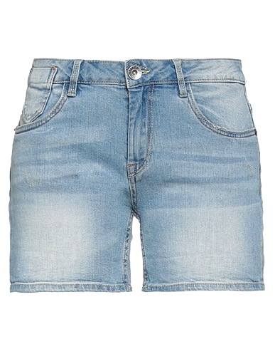 GARCIA Denim shorts Blue 79% Cotton, 20% Recycled cotton, 1% Elastane