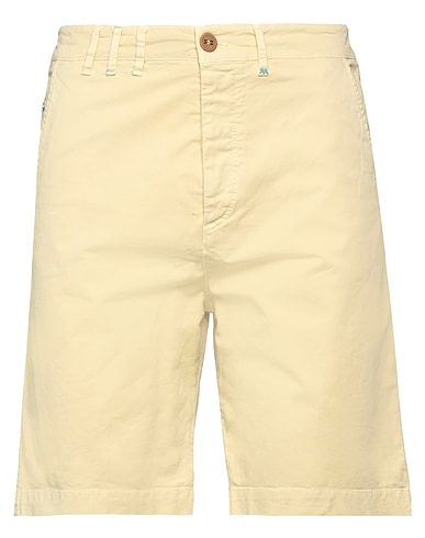 BICOLORE® Shorts & Bermuda Pastel yellow 98% Cotton, 2% Elastane