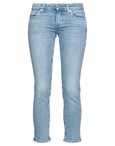 7 FOR ALL MANKIND Denim trousers Blue 97% Cotton, 3% Elastane