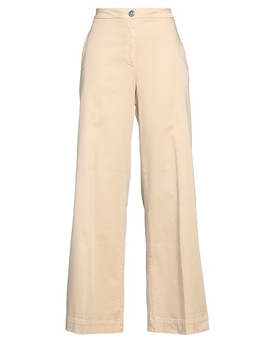 SHAFT Casual pants Beige 97% Cotton, 3% Elastane