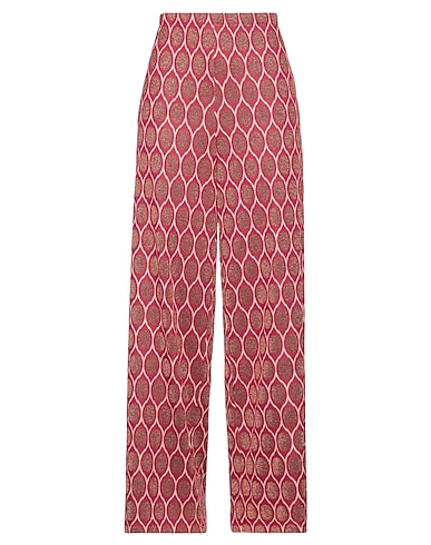 LANACAPRINA Casual trouser Rust 69% Viscose, 19% Polyamide, 10% Polyester, 2% Elastane