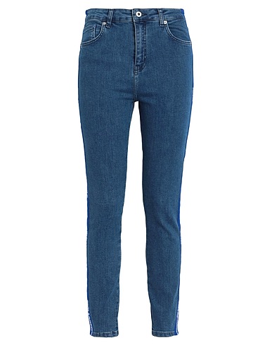 KARL LAGERFELD JEANS BOTTOMWEAR KLJ HR SKINNY LOGO DENIM Blue 65% Organic cotton, 17% Cotton, 16% Polyester, 2% Elastane
