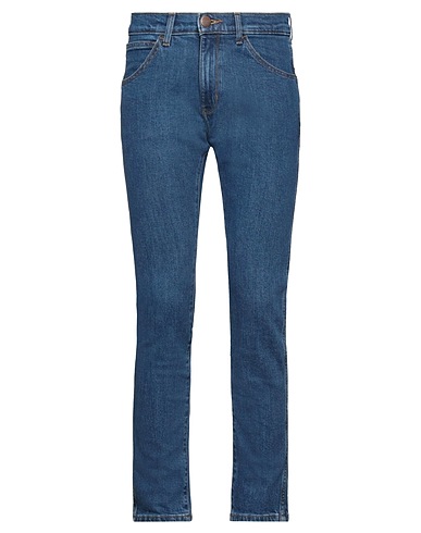 WRANGLER Denim pants Blue 99% Cotton, 1% Elastane