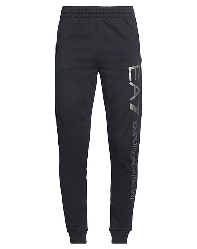 EA7 Casual trouser Navy blue 100% Cotton