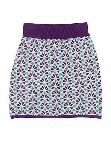 VICOLO Skirt White 52% Viscose, 26% Polyester, 22% Polyamide