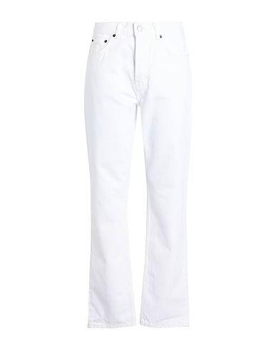 TOPSHOP Denim pants White 100% Cotton