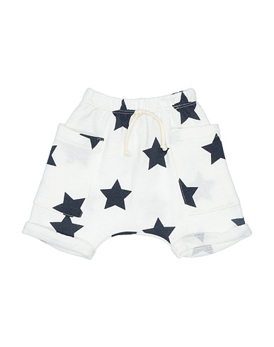 AVENTIQUATTRORE Shorts & Bermudas Weiß 76% Baumwolle, 14% Acryl, 10% Andere Fasern