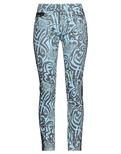 JOHN RICHMOND Casual trouser Blue 95% Cotton, 5% Elastane