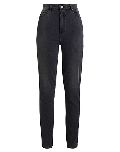PAIGE Denim pants Lead 54% Rayon, 23% Cotton, 22% Polyester, 1% Elastane