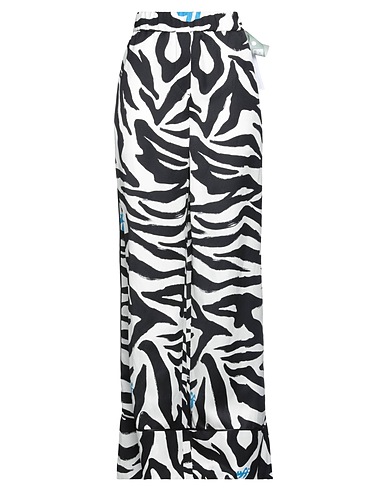 OFF-WHITE™ Casual trouser Black 78% Viscose, 22% Linen