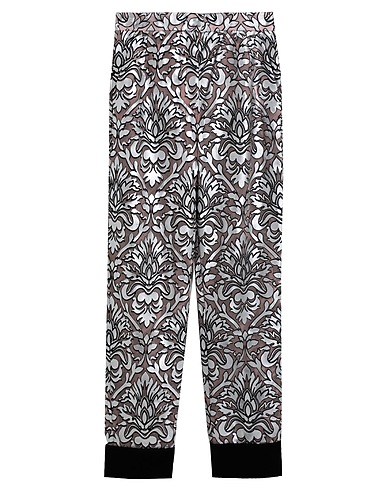 DOLCE&GABBANA Casual trouser Silver 80% Polyamide, 10% Cotton, 7% Viscose, 3% Acrylic