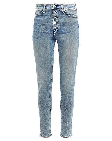 RAG & BONE Denim trousers Blue 98% Cotton, 2% Polyurethane