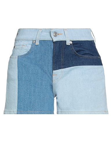 MARQUES' ALMEIDA x 7 FOR ALL MANKIND Denim shorts Blue 98% Cotton, 2% Elastane