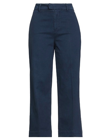ROŸ ROGER'S Casual trouser Midnight blue 97% Cotton, 3% Elastane