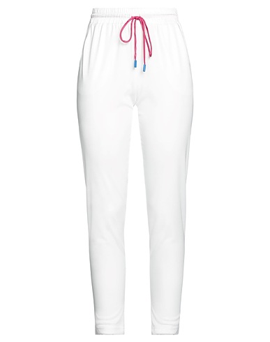 LUCKYLU  Milano Pantalone Bianco 100% Poliestere