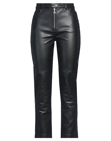 PATRIZIA PEPE Casual trouser Black 100% Polyurethane, Polyester, Viscose, Cotton