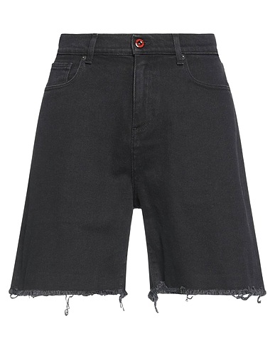VISION OF SUPER Shorts & Bermuda Black 98% Cotton, 2% Elastane