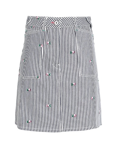 KENZO Denim skirt Ivory 100% Cotton